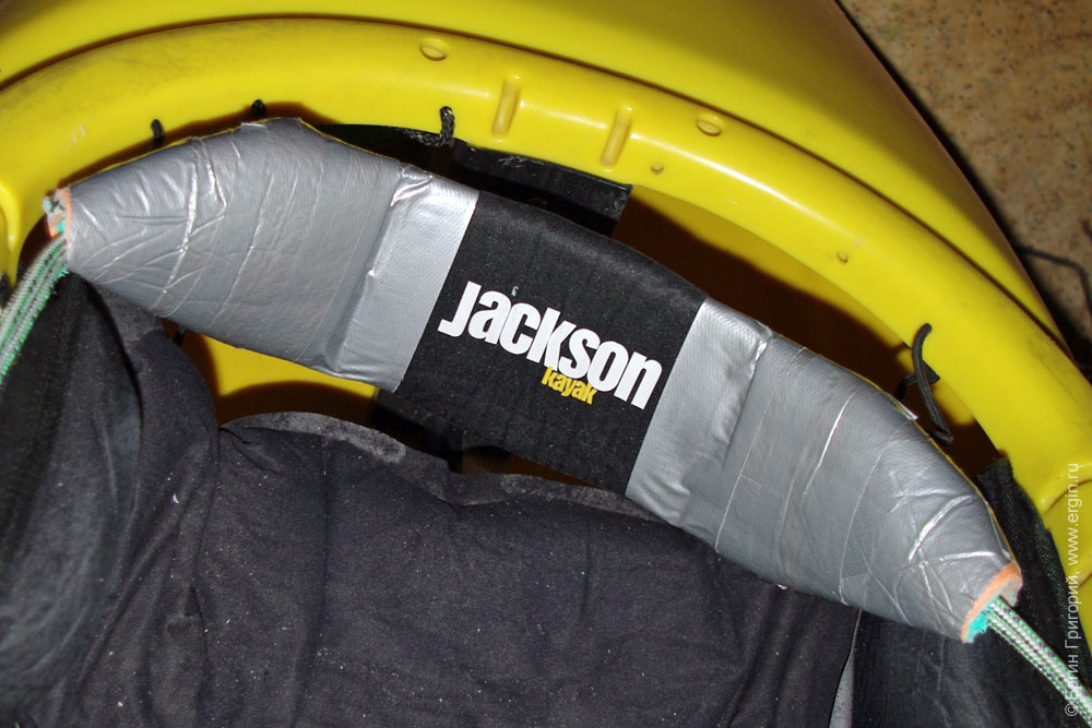 Доработка спинки в каяках фирмы Джексон (Jackson Kayak)