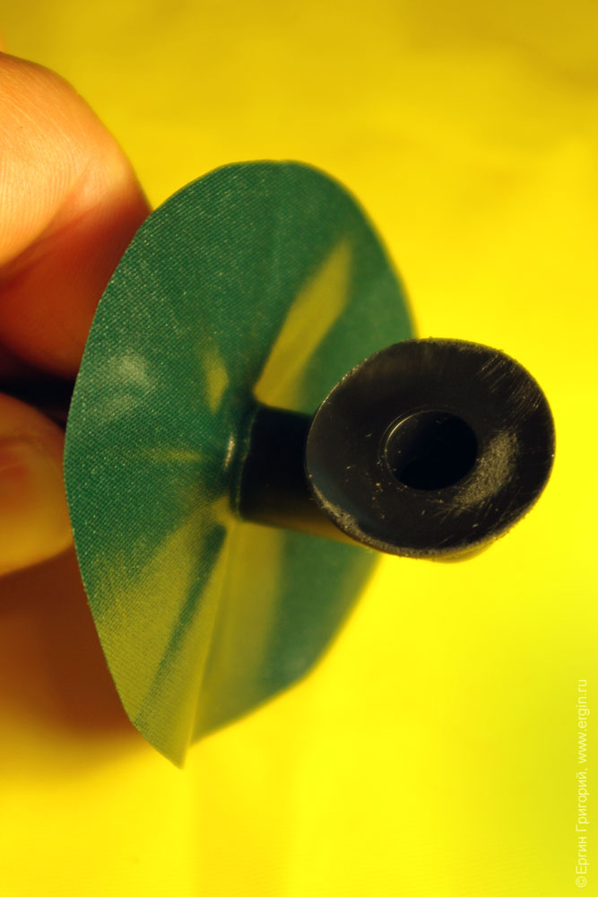 Ремонт горловины трубочки надувного шланчика шланга трастера