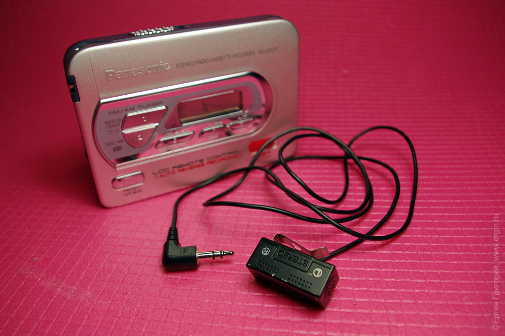Кассетный плейер Panasonic RQ-SX97FG с внешним стереомикрофоном