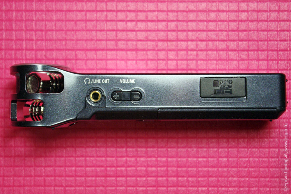 Стереорекордер Zoom H1 Line Out Volume слот MicroSD линейный выход
