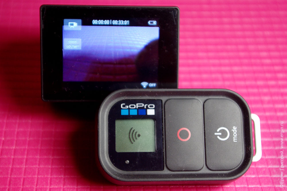Wi-Fi Remote пульт управления GoPro готов к работе