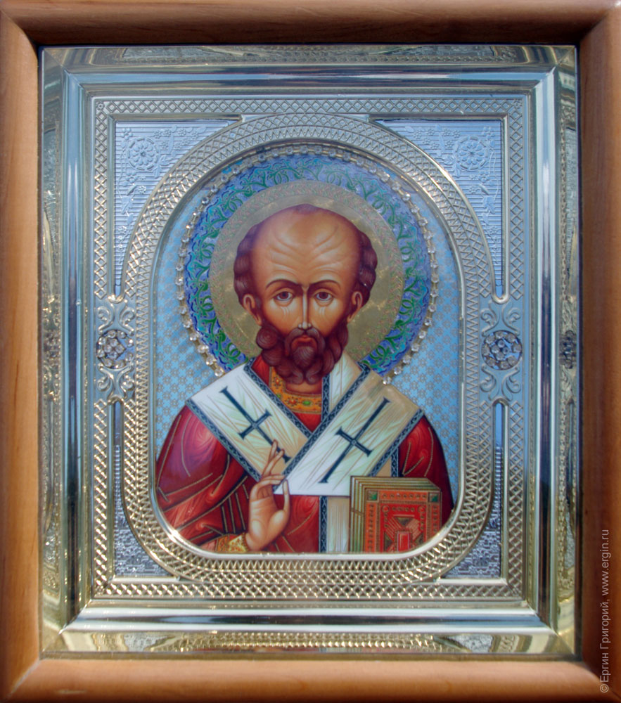 Икона с изображением Николая Мирликийского Чудотворца