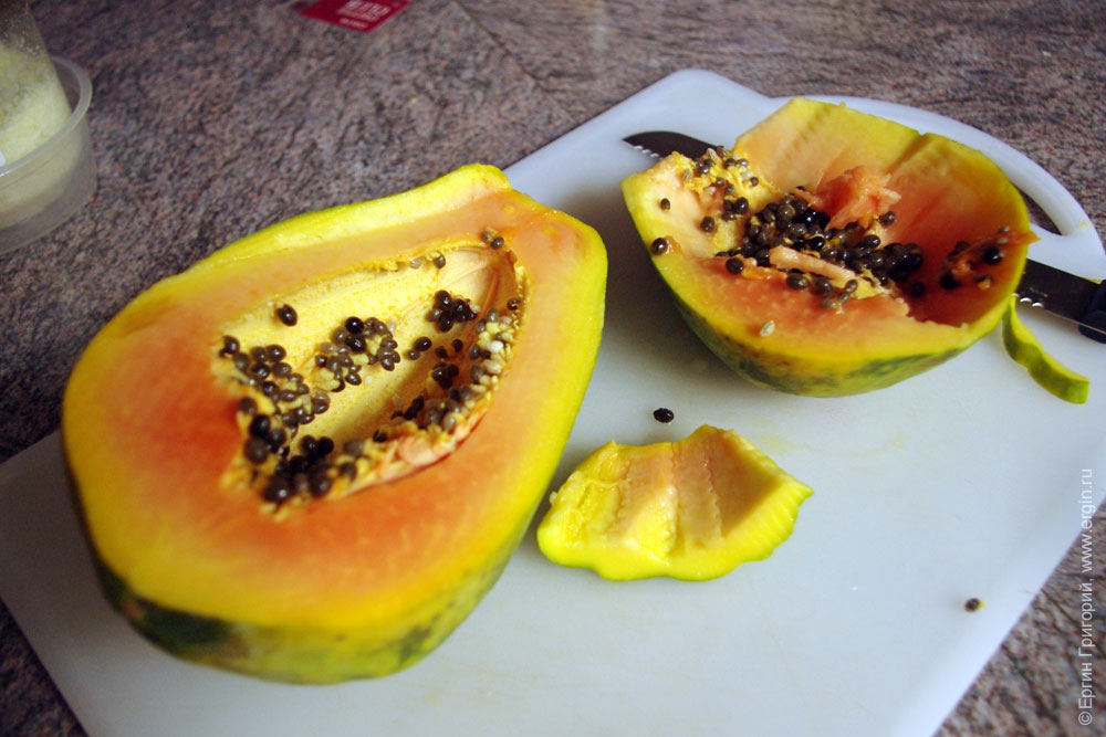 papaya Плод папайи