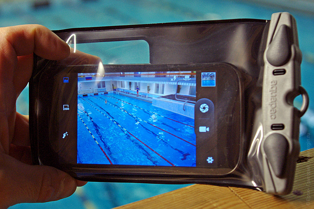 Aquapac для смартфона, подводная съемка, фото