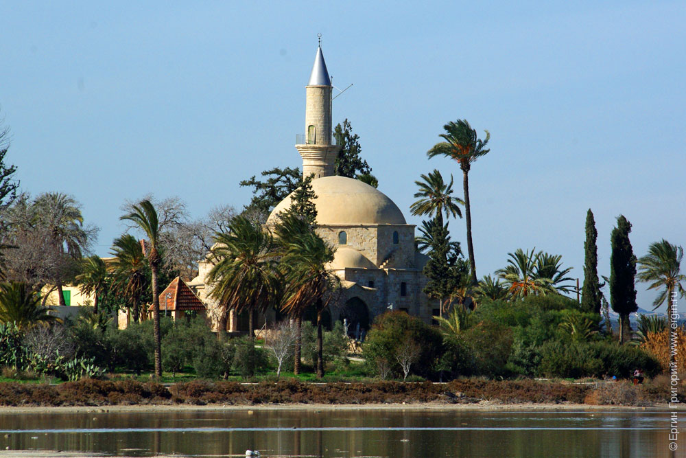 Хала Султан Текке мечеть Соляное озеро Larnaca Cyprus