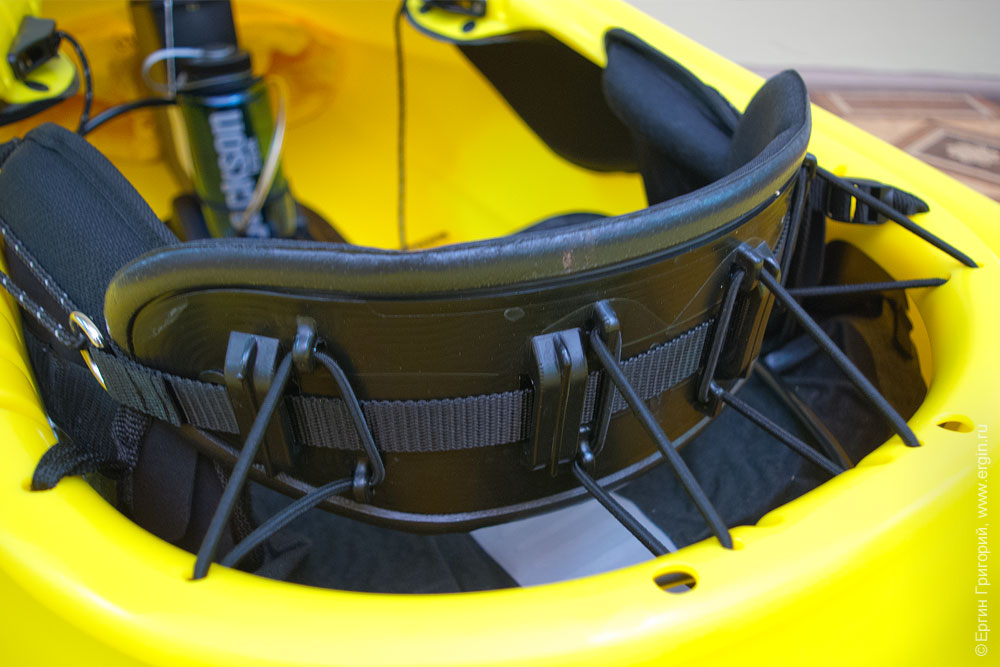 Jackson Kayak Rockstar 2014 крепление спинки сидушки к очку