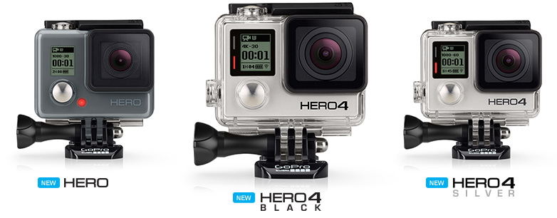 Все экшн-камеры линейки GoPro Hero 4