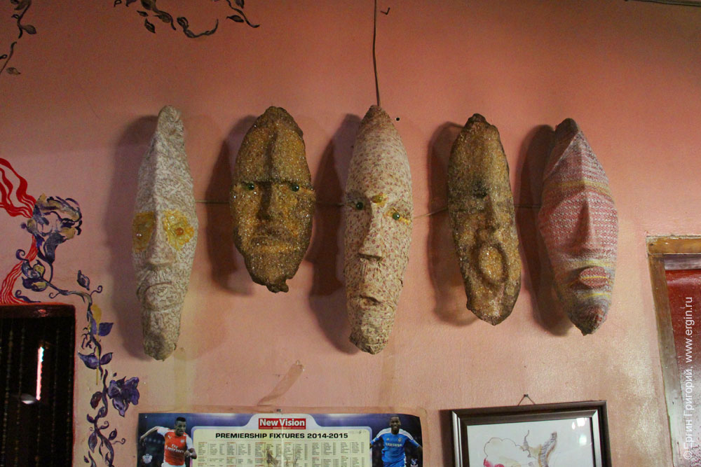 Африканские маски Уганда Джинджа