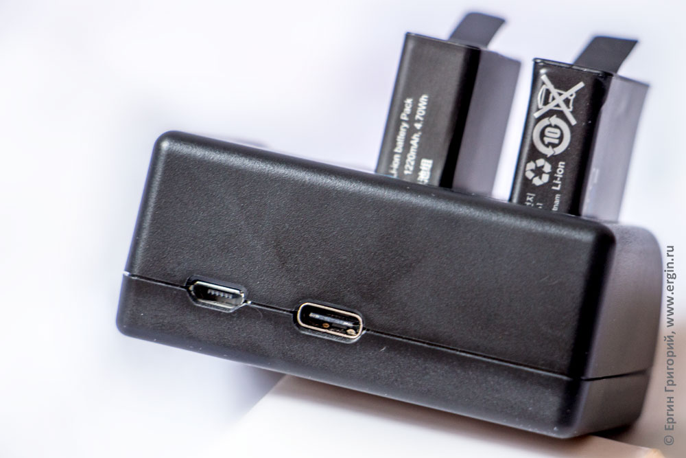 Два входа USB зарядное устройство для GoPro HERO 5 Telesin