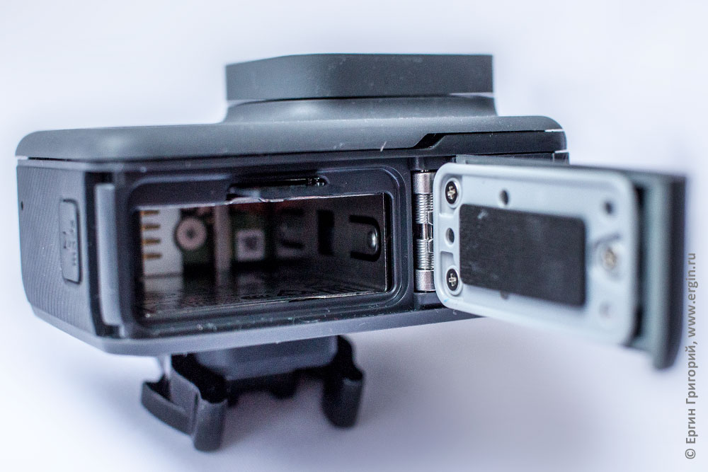 GoPro HERO5 аккумуляторный отсек