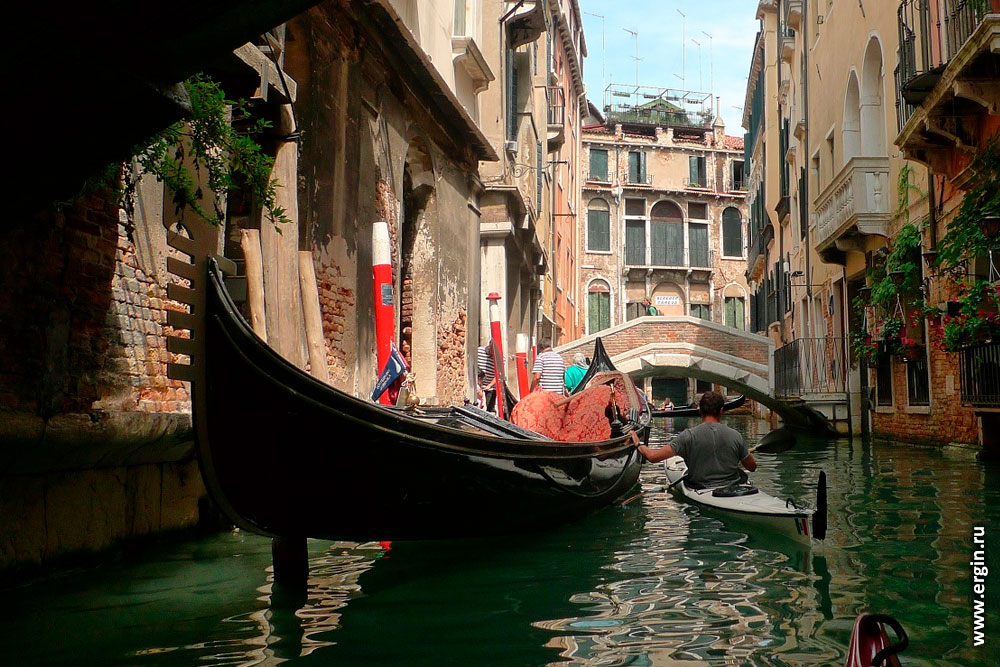 На каяке по рекам и каналам Венеции