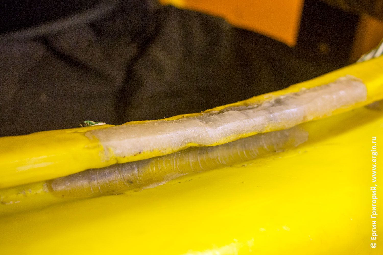 Заварка экструдером очка кокпита каяка Jackson kayak ремонт линейного полиэтилена