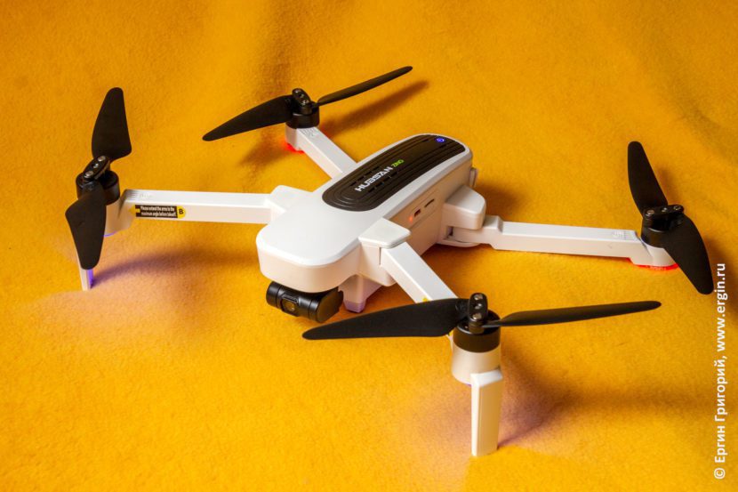 Обзор квадрокоптера дрона Hubsan Zino H117S