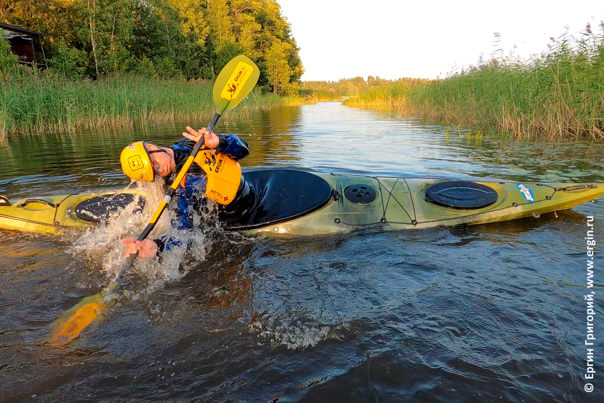 Эскимосский переворот на каяке Winner kayaks Expedition