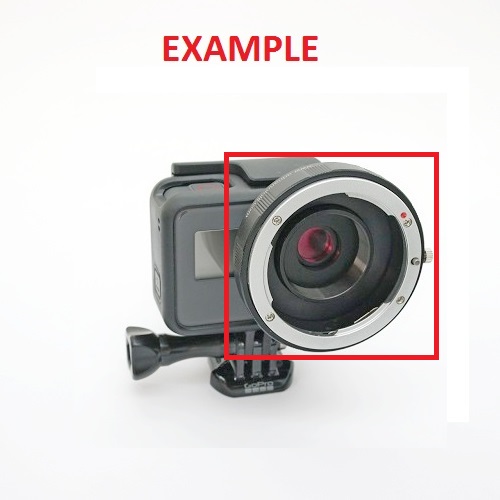 Байонет для объектива фотоаппарата на GoPro