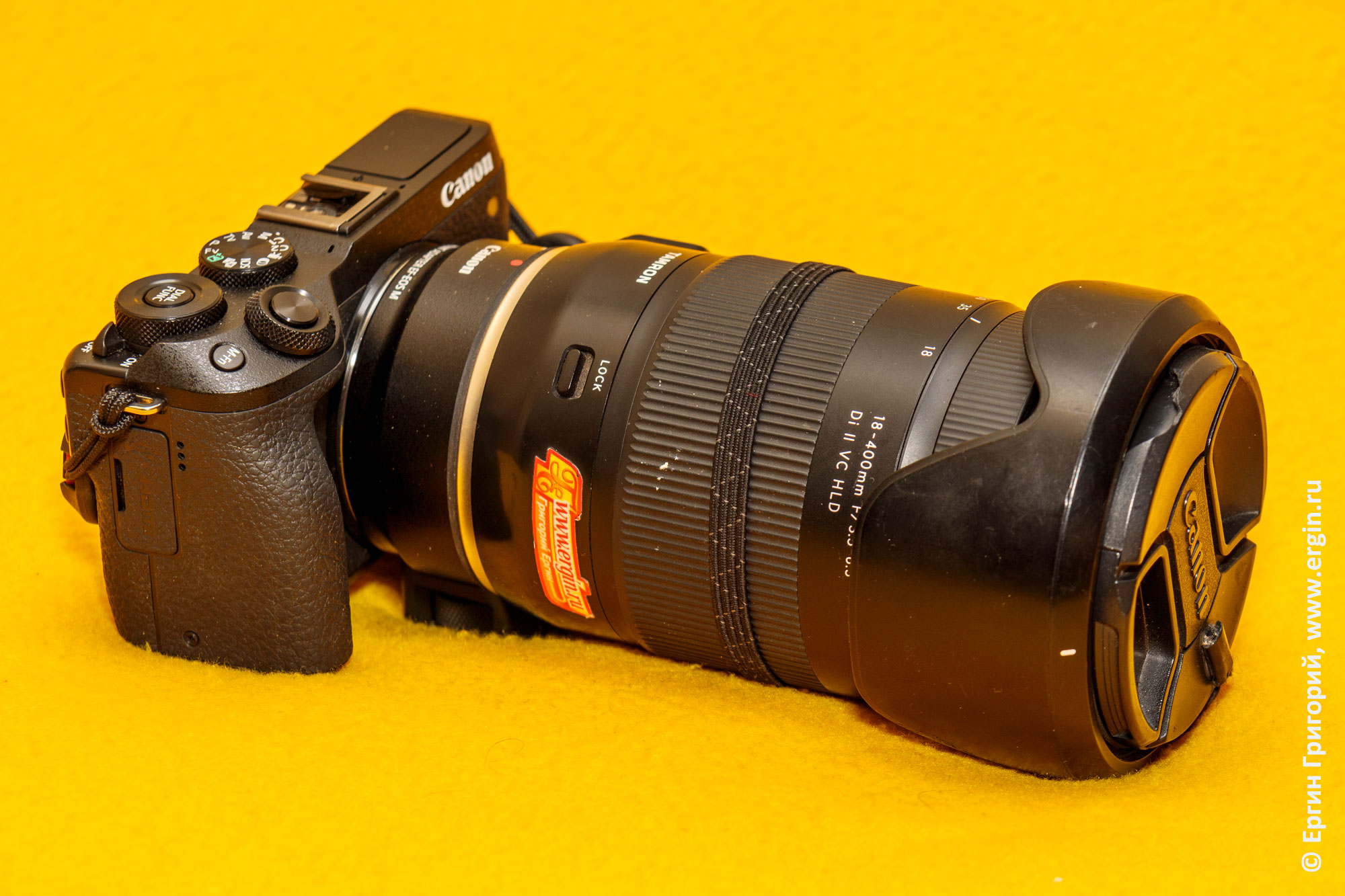 Canon EOS M6 Mark 2 с объективом Tamron-18-400mm