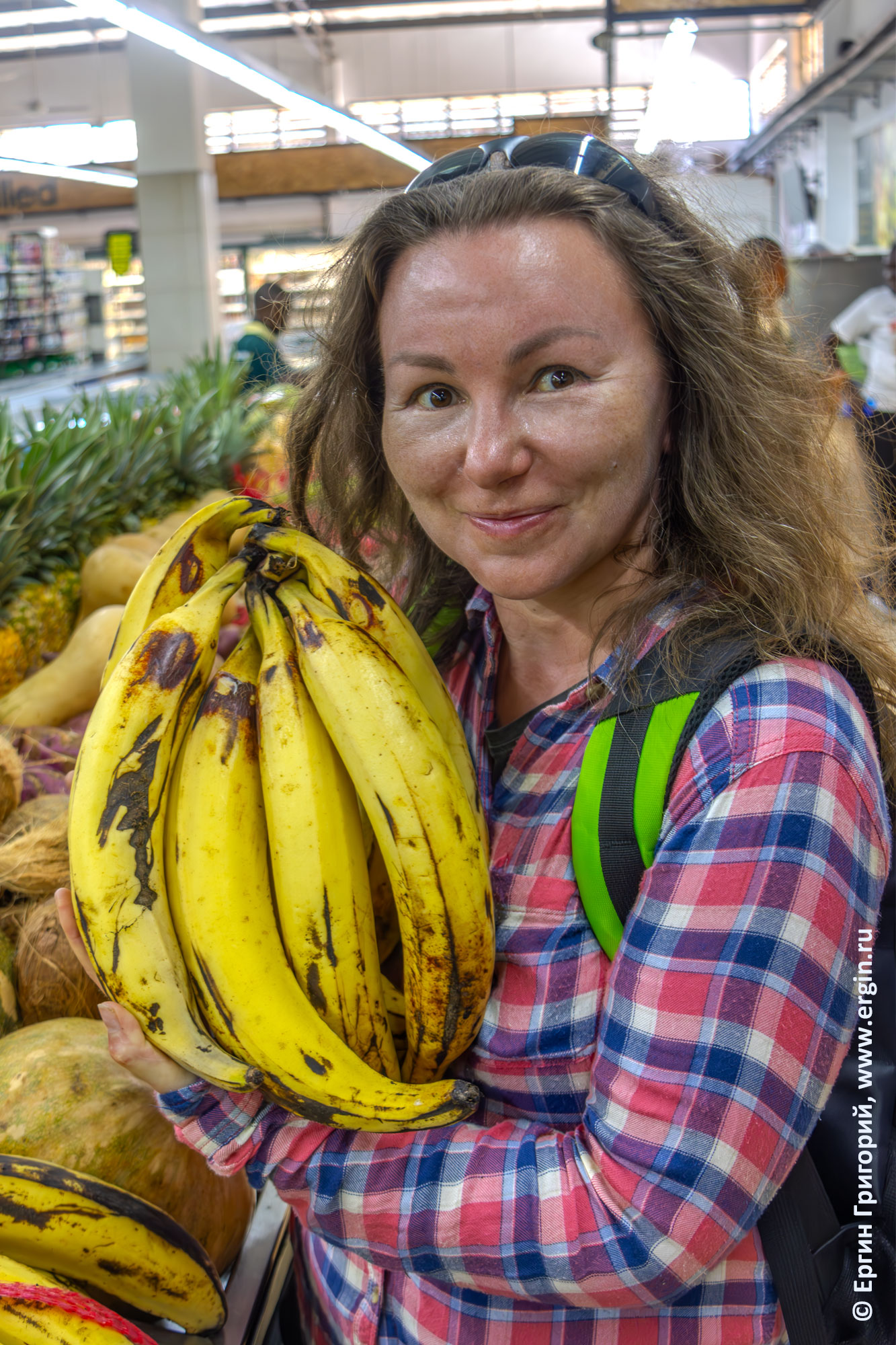 Очень большие бананы - плантаны